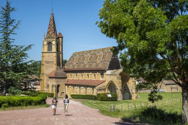 Auvergne-Rhône-Alpes - Loire - Le chemin de Compostelle de Cluny au Puy-en-Velay - Dans le Roannais, l'abbaye de La Bénisson-Dieu-11