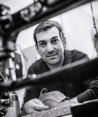 Prod Aubrac Frederic Sale chausseur bottier Saint Come d'Olt